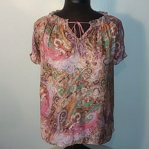 Philosophy Short Sleeve Blouse